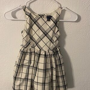Polo by Ralph Lauren Kids Dress - Cream and Black Plaid